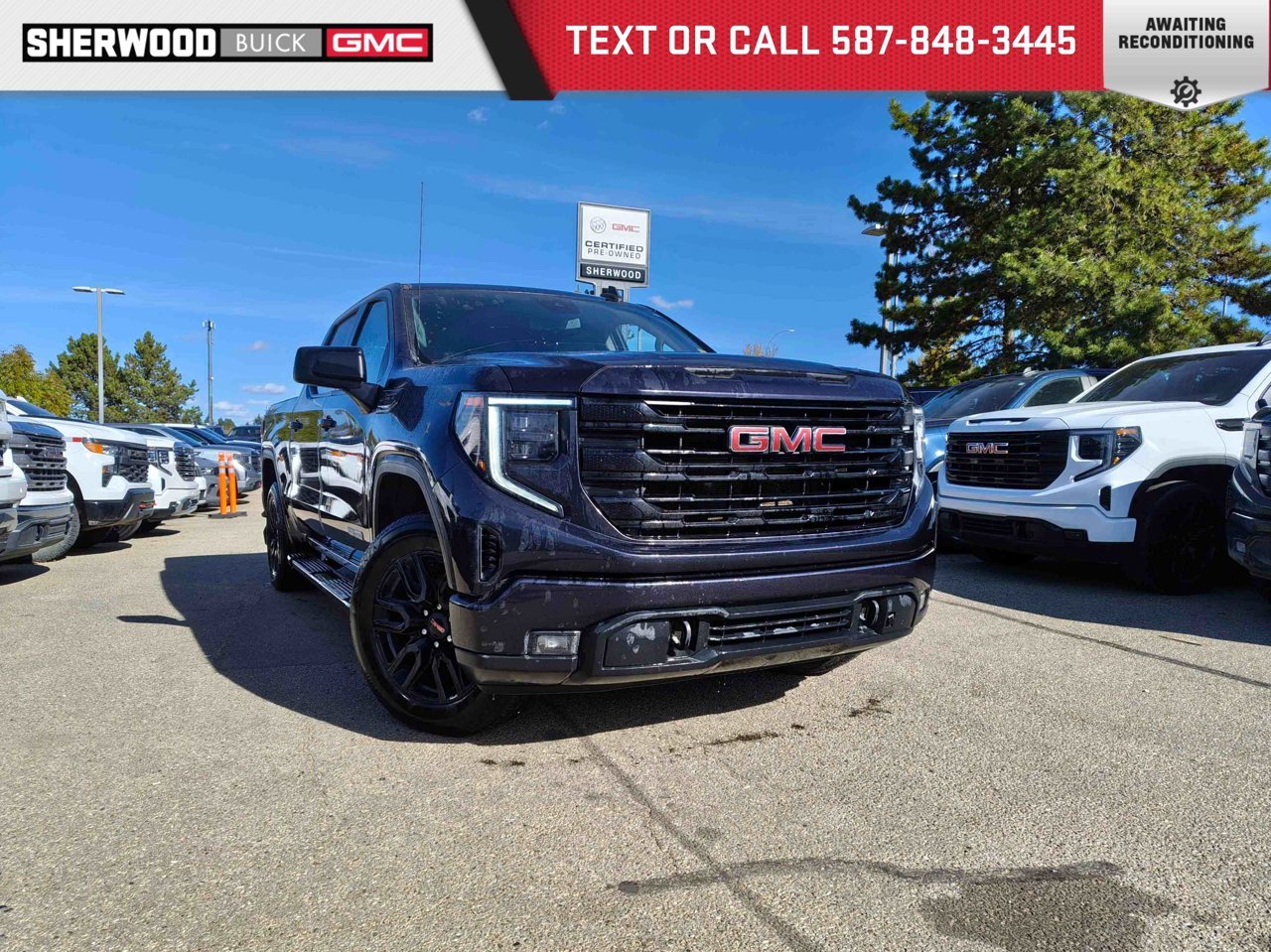 2024 GMC Sierra 1500 4WD Crew Cab 147 Elevation Grey Sherwood Park - photo #0