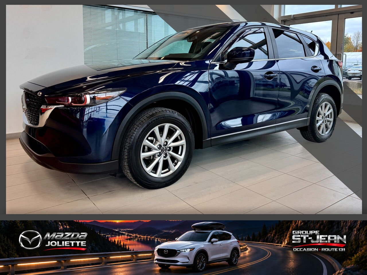 Mazda CX-5 2023 Bleu Notre-Dame-des-Prairies - photo #0