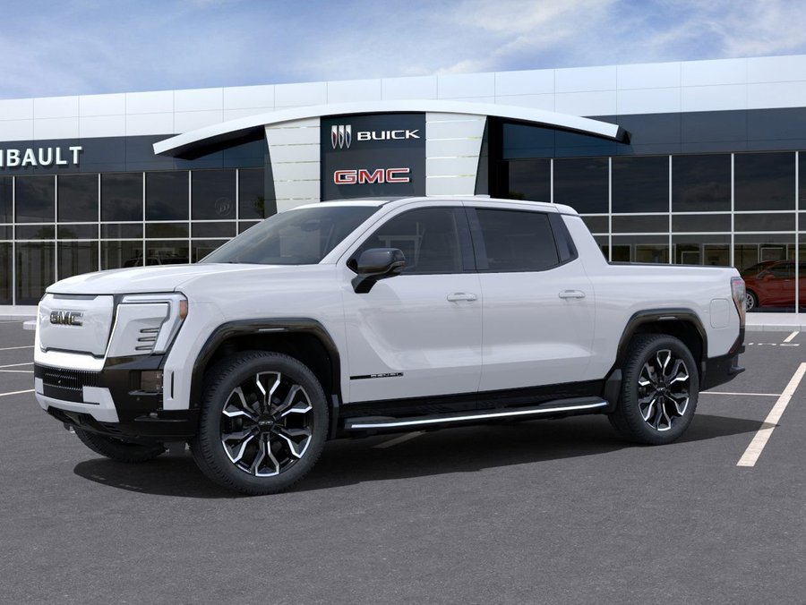 GMC Sierra EV Denali à autonomie prolongée 2025 Blanc sommet