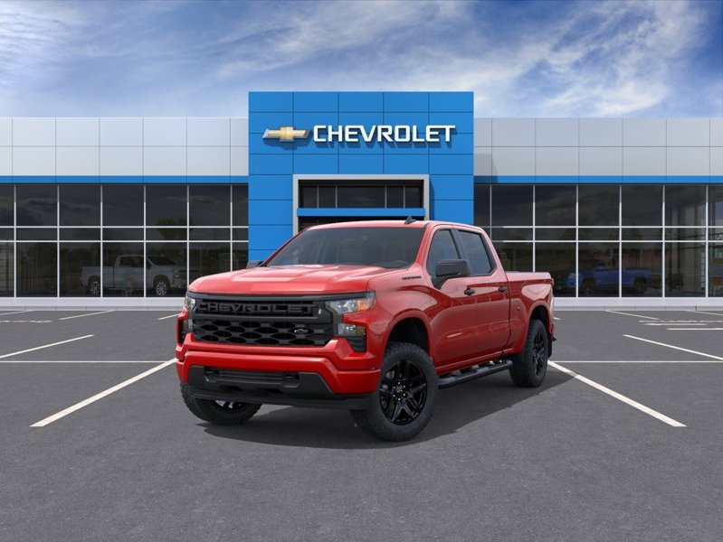 CHEVROLET Silverado 1500 K1500 SILVERADO CREW CAB CUSTOM STD/BOX (1CX) 2026 ROUGE ARDENT
