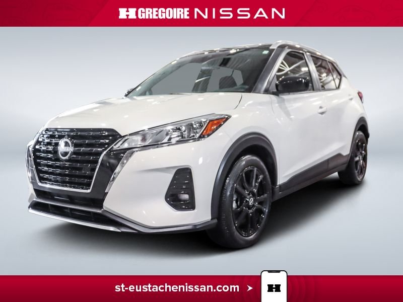 2023 Nissan Kicks SV DEM. A DISTANCE SIEGES CHAUFFANTS APPLE CARPLAY White