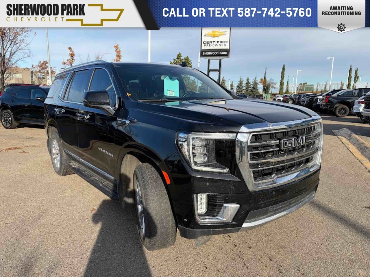 2021 GMC Yukon 4WD 4dr SLT Black Sherwood Park - photo #0