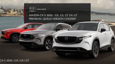 Mazda CX-5 2026 : GX, GS, GT ou GT Premium, quelle version choisir?
