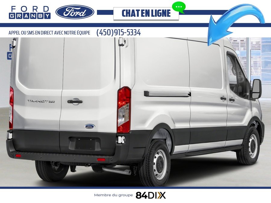 Ford Transit fourgon utilitaire T-250 TI toit moyen 148 po PNBV de 9 070 lb 2025 Blanc Oxford