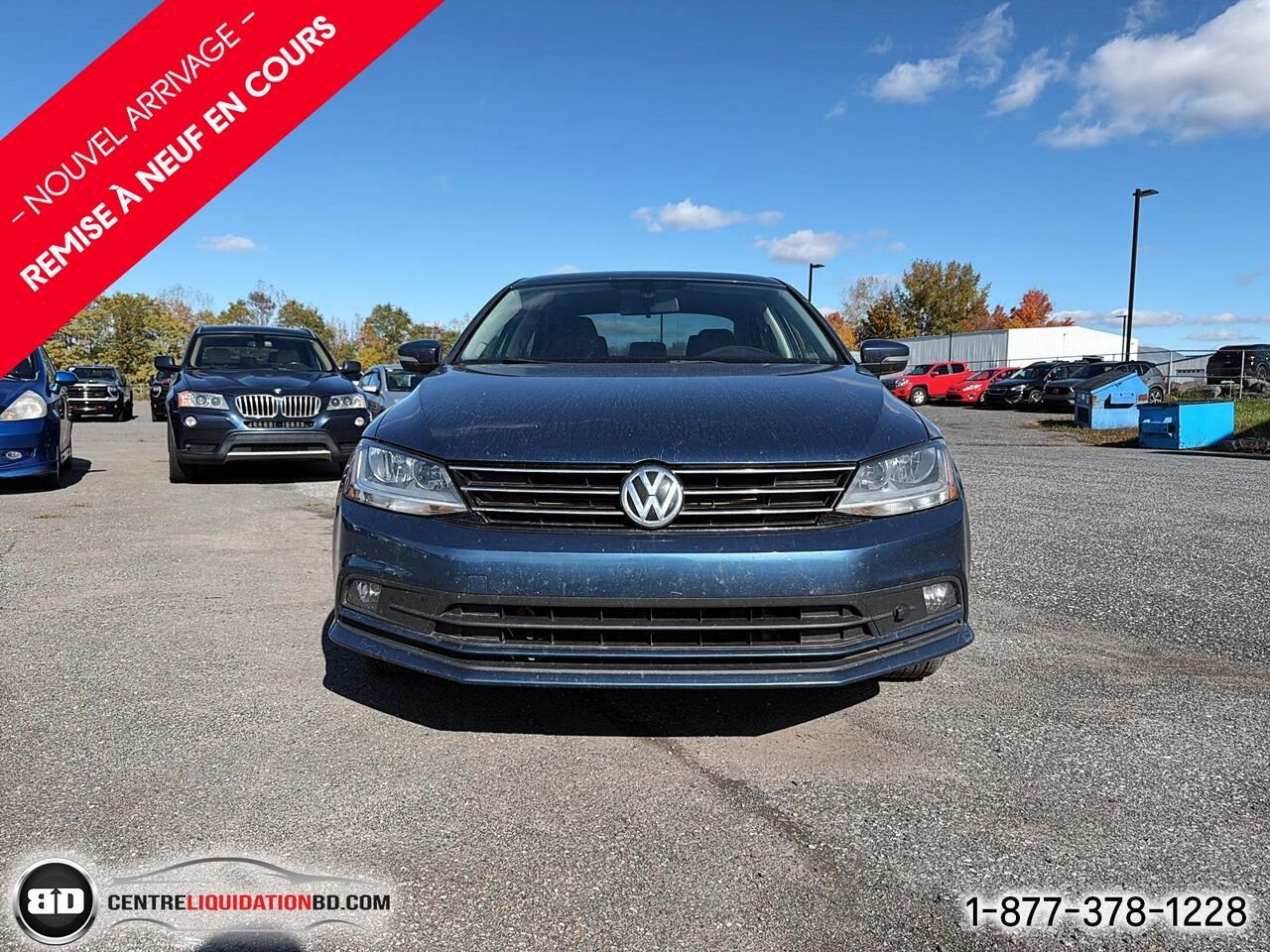 Volkswagen Berline Jetta Édition Wolfsburg 1.4 TSI AUTO | BD0443 2017 Bleu Granby - photo #1