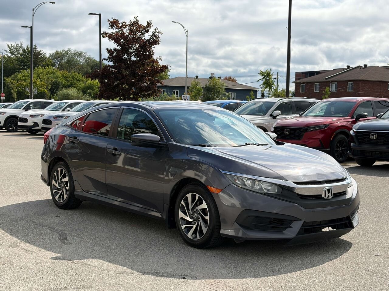 Honda Civic EX 2016 Gris Gatineau - photo #6