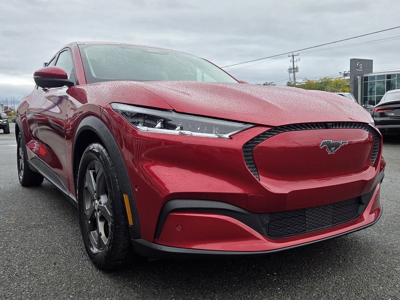 2021 Ford Mustang Mach-E AWD Red Granby - photo #8