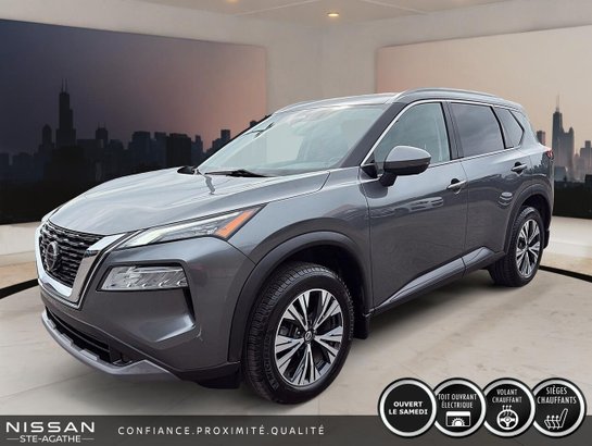Nissan Rogue SV TA | 98 110 KM | UN SEUL PROPRIÉTAIRE | JAMAIS ACCIDENTÉ 2021 Gris
