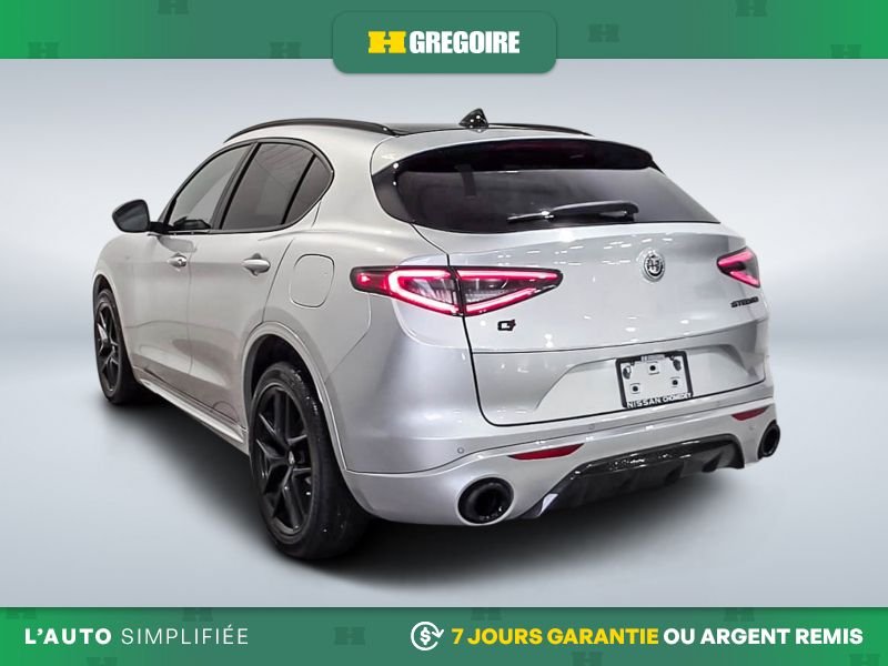 Alfa Romeo Stelvio 823103 | Ti Sport AWD AUTO A/C MAGS CUIR TOIT NAV CAM RECUL 2021 Argent Laval - photo #5