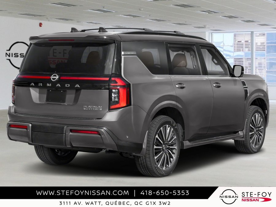NISSAN Armada Platine Réserve 4x4 2027 Gris poudre métallisé