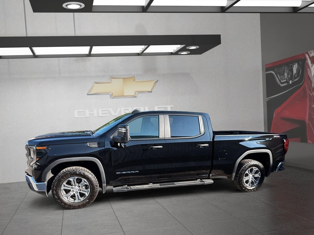 GMC Sierra 1500 Pro cabine multiplace 4RM 157 po 2026 Noir Saint-Hyacinthe - photo #4