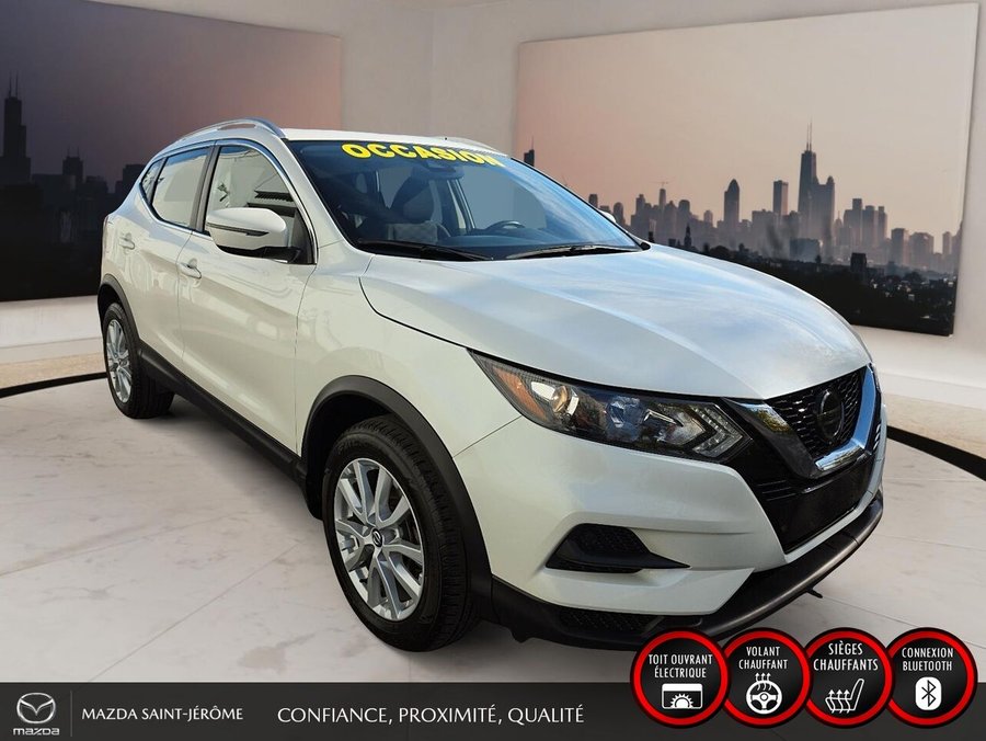 Nissan Qashqai SV | 1 PROPRIÉTAIRE | TOIT OUVRANT | AWD | MAGS 2023 Blanc
