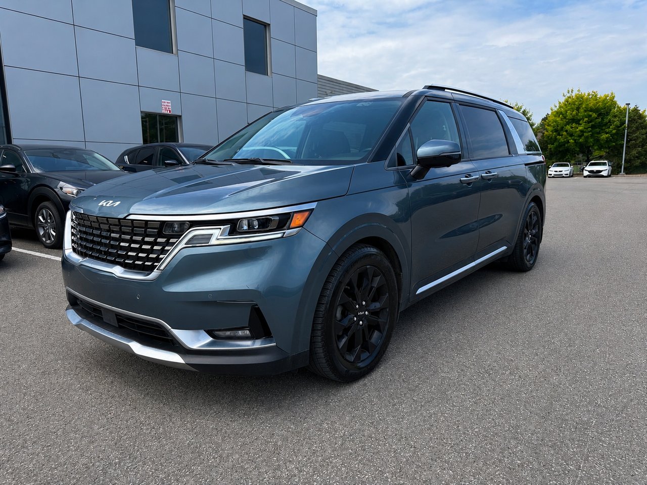 KIA CARNIVAL JAMAIS ACCIDENTÉ /7 PASSAGERS / APPLE CARPLAY ET ANDROID AUTO 2022 Bleu Châteauguay - photo #2
