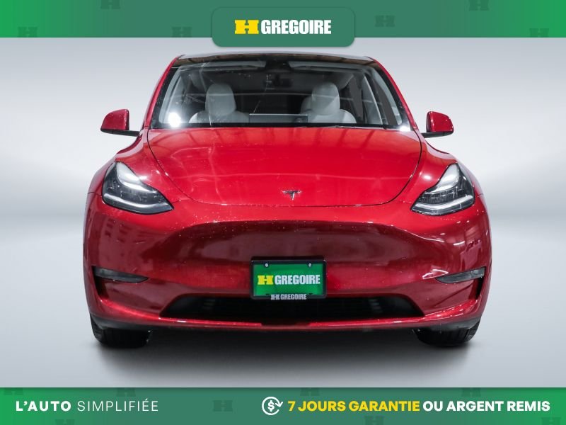 2023 Tesla Model Y Long Range AWD AUTO AC CUIR NAV MAGS CAM RECULE Red