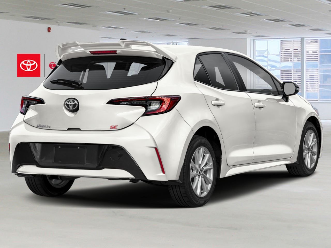 2027 Toyota Corolla Hatchback 18” Alloy Wheels (Dark Grey), Heated Steering Wheel, Wireless Charging + 3-month Drive Connect Trial White Mississauga - photo #1