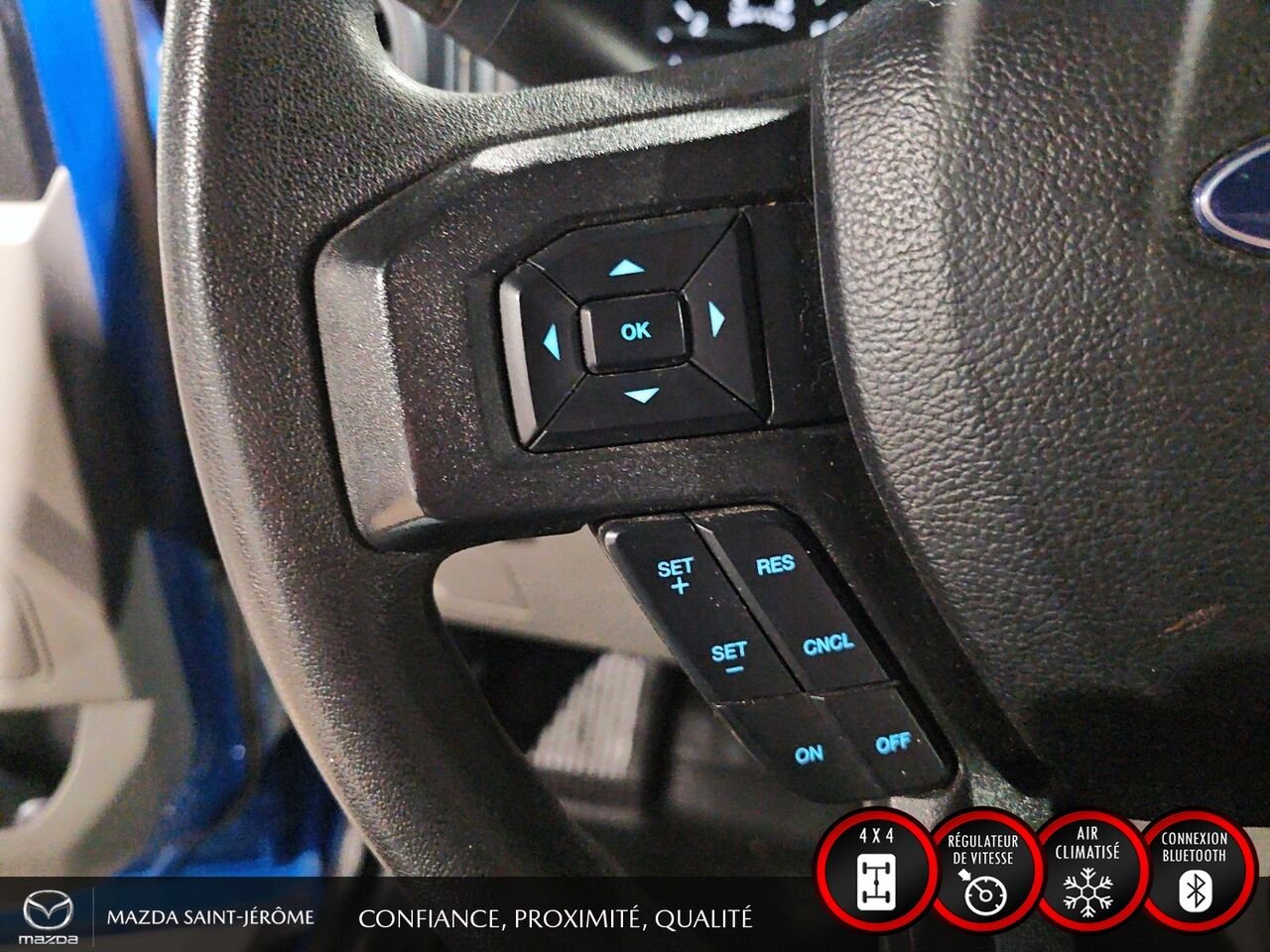 2019 Ford F-150 XL SPORT | JAMAIS ACCIDENTÉ | 2.7L ECOBOOST | 4X4 | SUPERCREW | ENSEMBLE REMORQUAGE Blue Saint-Jérôme - photo #14