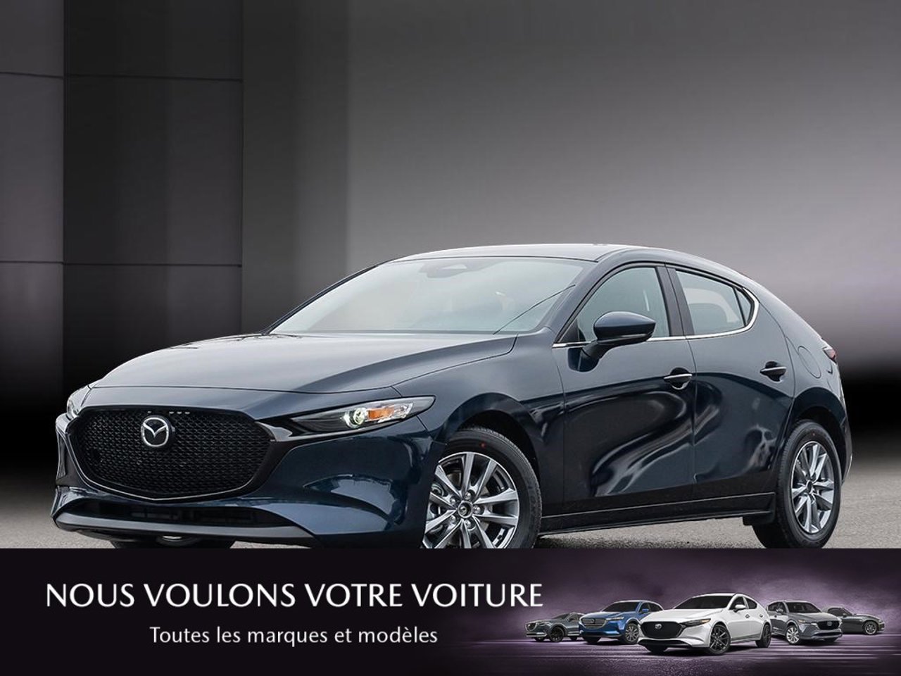 Mazda Mazda3 Sport JM1BPAKL3T1889814 2026 Bleu cristal foncé mica Mirabel - photo #0
