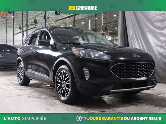 2022 Ford Escape SEL Plug-In Hybrid AUTO A/C MAGS CUIR NAV CAM RECU Black