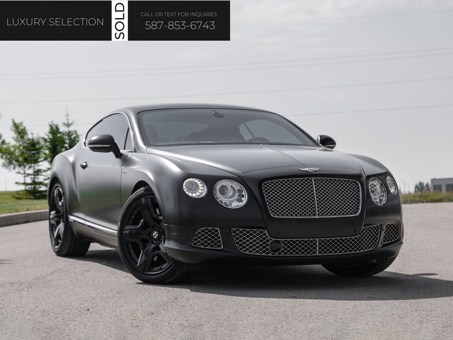 2013 Bentley Continental GT Black