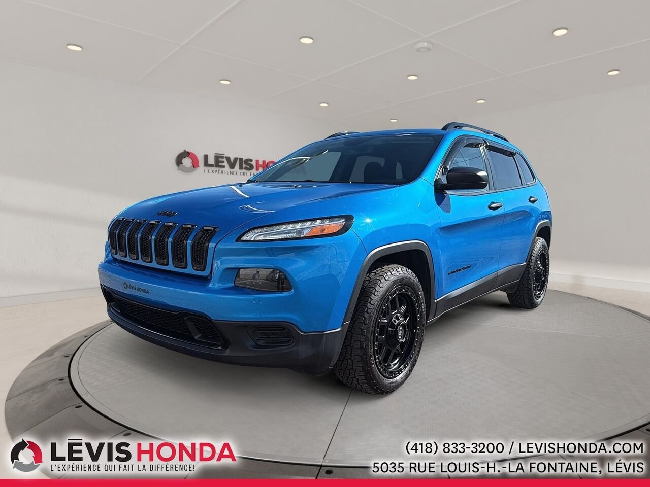 Jeep Cherokee Altitude 4WD Altitude 4x4 2018 Bleu Lévis - photo #0