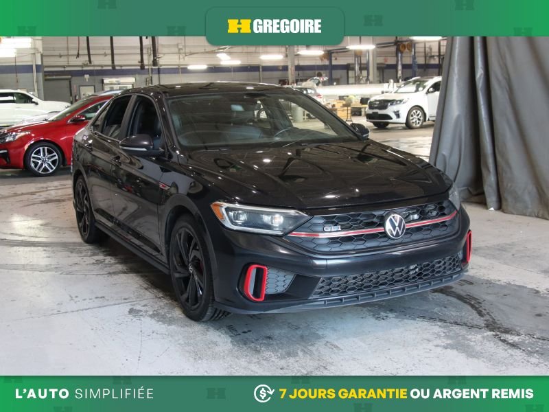 Volkswagen Jetta Autobahn AUTO A/C MAGS CUIR TOIT NAV CAM RECUL BLU 2024 Noir
