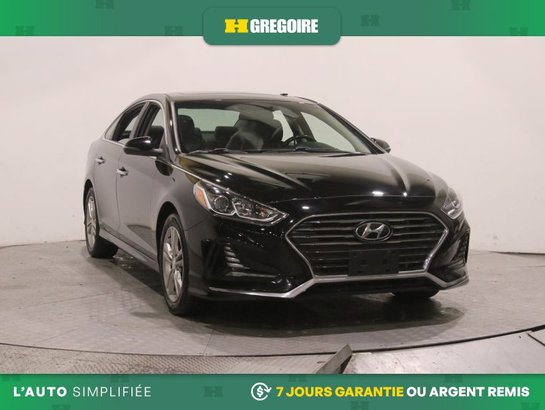 2019 Hyundai Sonata PREFERRED AUTO AC CUIR TOIT MAGS CAM RECUL BLEUTOO Black