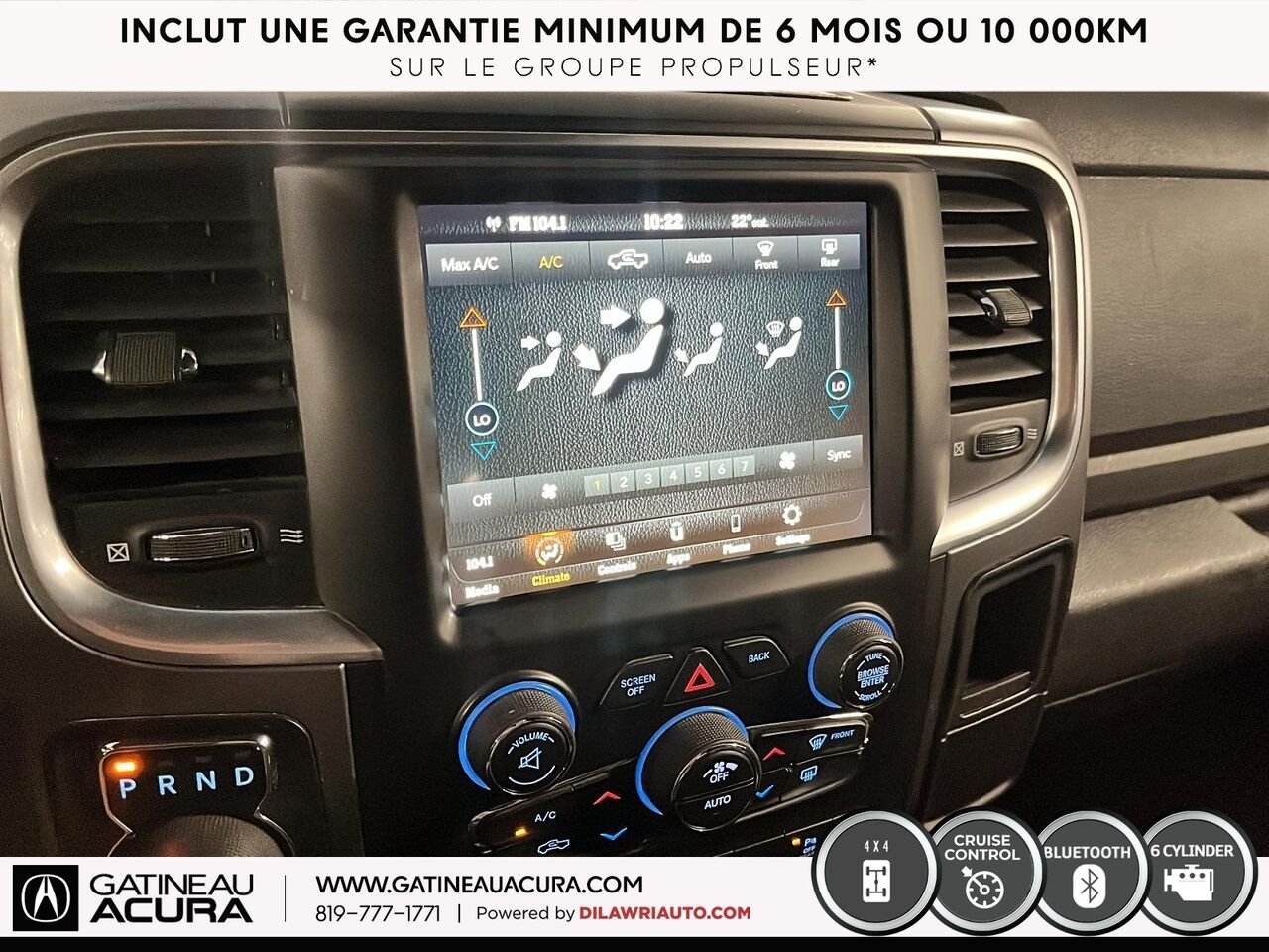 Ram 1500 Classic Warlock Quad Cab 4x4 2021 Bleu Gatineau - photo #3