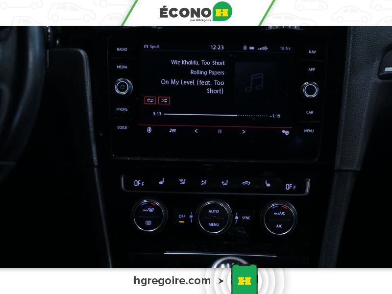 Volkswagen Golf GTI 729402A | Autobahn CUIR TOIT BLUETOOTH MAGS 2018 Gris Laval - photo #15