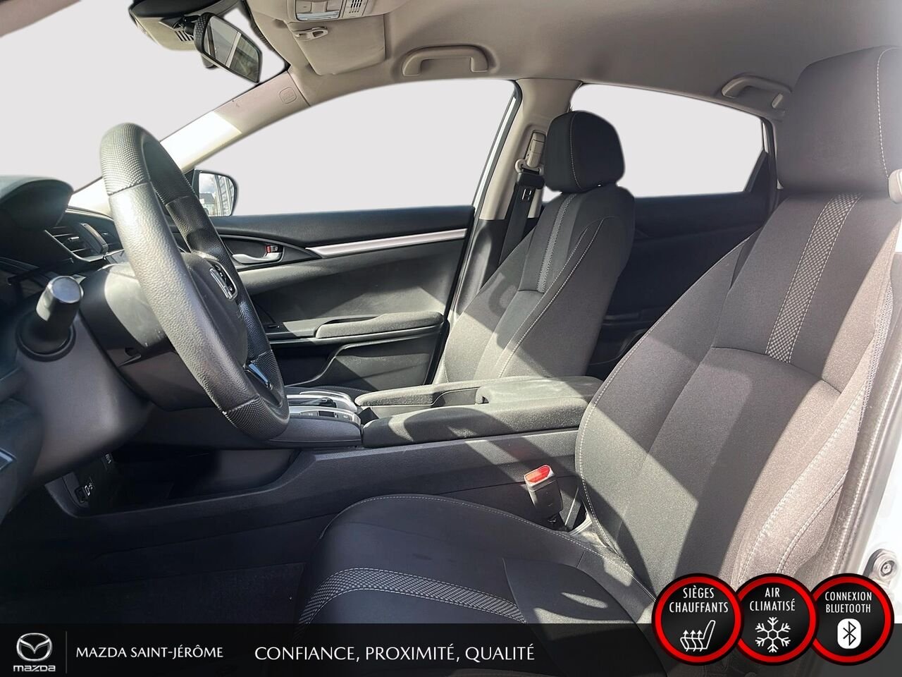 Honda Civic Berline 2020 Blanc Ste-Agathe des Monts - photo #17
