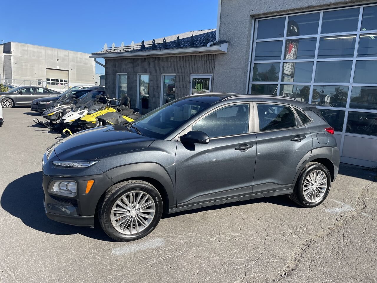 2018 Hyundai Kona Grey  - photo #9