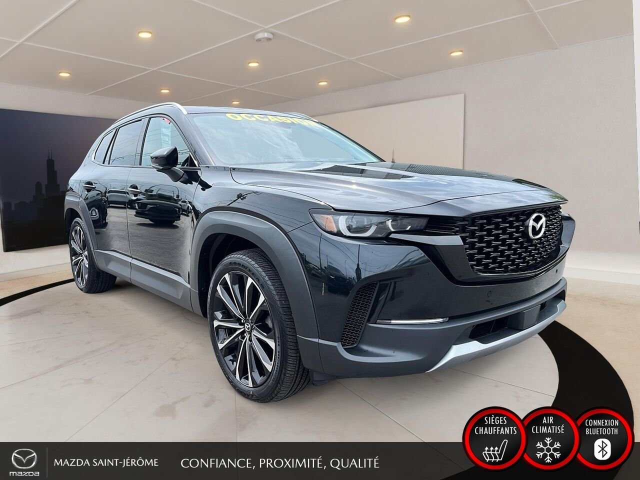 Mazda CX-50 GT avec moteur turbo | TOIT PANORAMIQUE | CUIR | AWD | 2024 Noir Saint-Jérôme - photo #3
