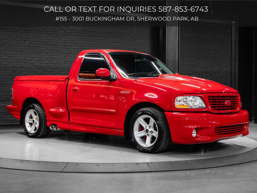 2004 Ford F-150 Lightning | Low Mileage | Paint Match Tonneau Cover | Remote Starter Red