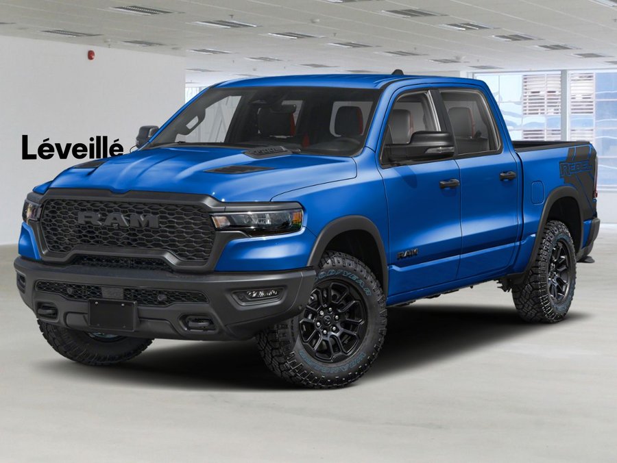 RAM 1500 Rebel cabine d'équipe 4x4 caisse de 5 pi 7 po 2026 Couche nacrée bleu hydro