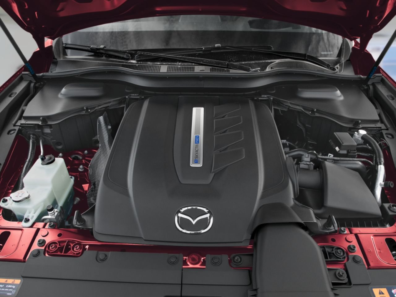 Mazda CX-90 hybride rechargeable GT TI 2026 Noir de jais mica Laval - photo #12