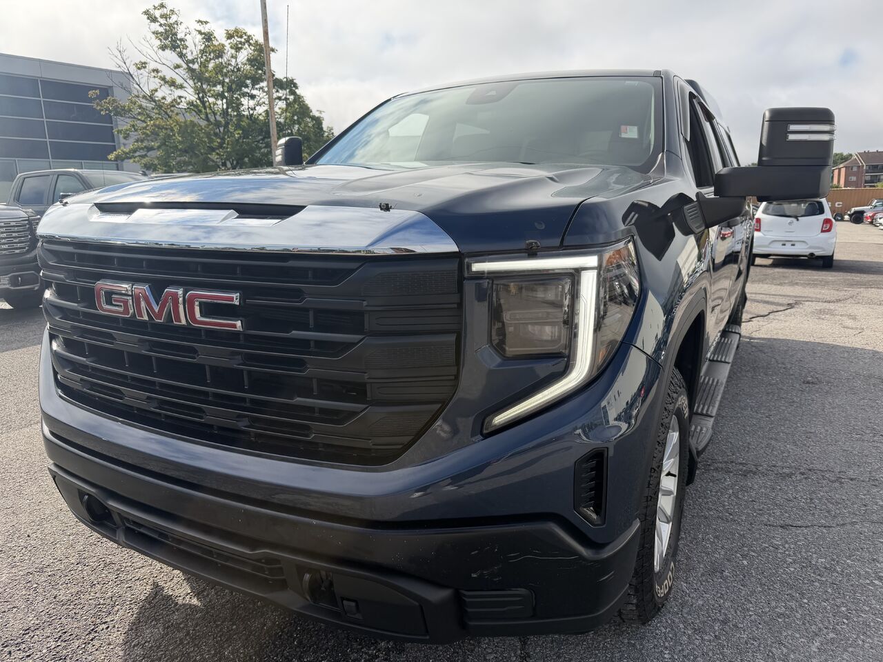 Blue 2022 GMC Sierra 1500 Pickup Truck Four-Wheel Drive Automatic