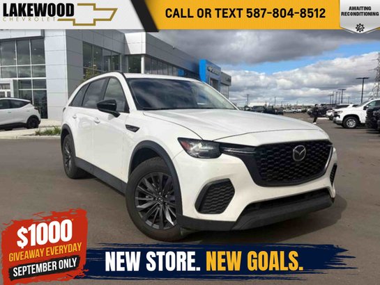 2025 Mazda CX-70 MHEV GS-L AWD 3.3L | Power Sunroof White