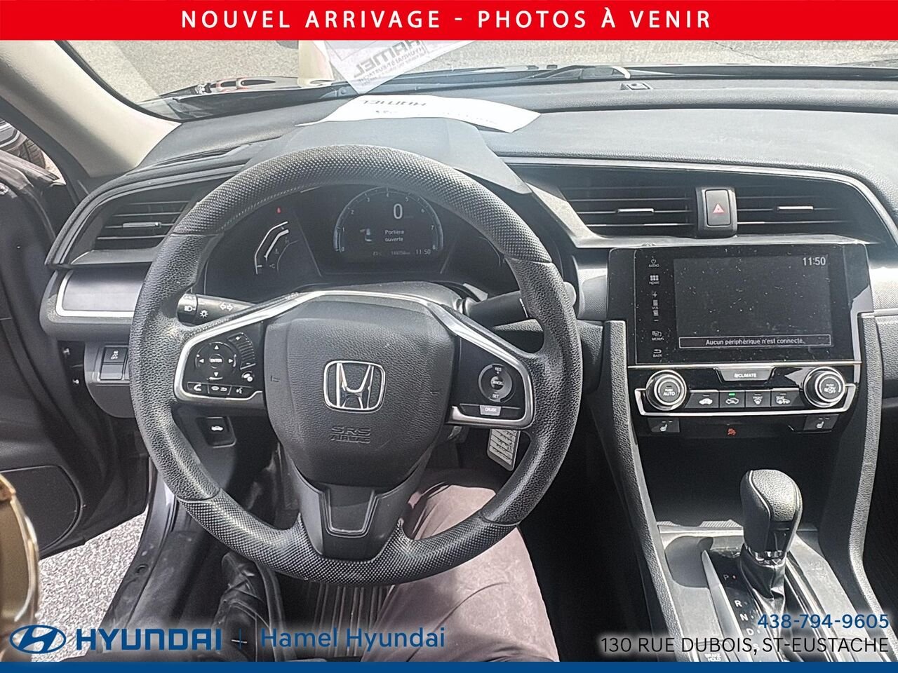 2016 Honda CIVIC Grey Saint-Eustache - photo #8