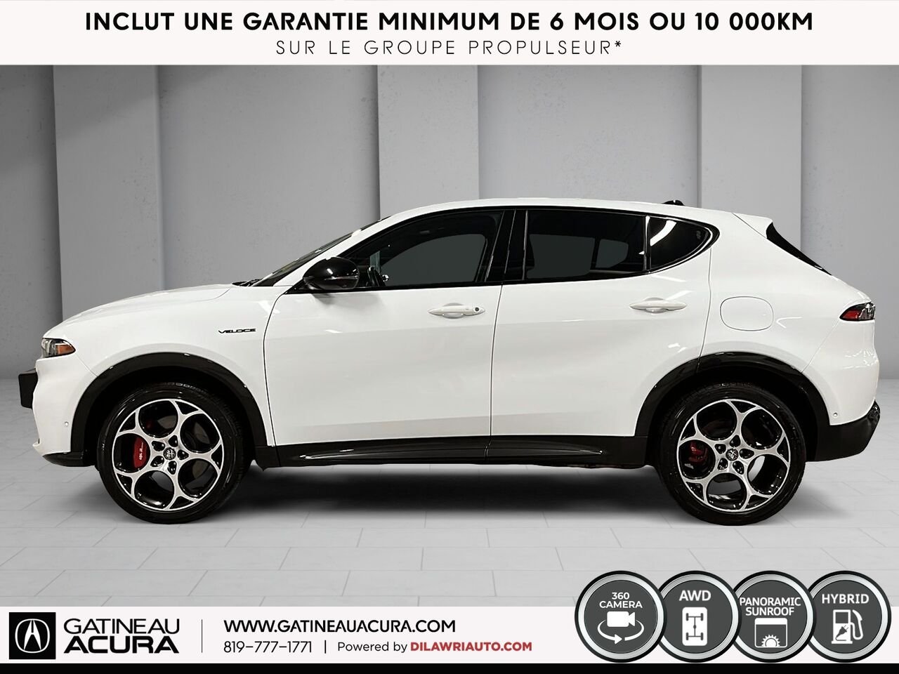2024 Alfa Romeo Tonale Veloce PHEV AWD White Ottawa & Gatineau - photo #19