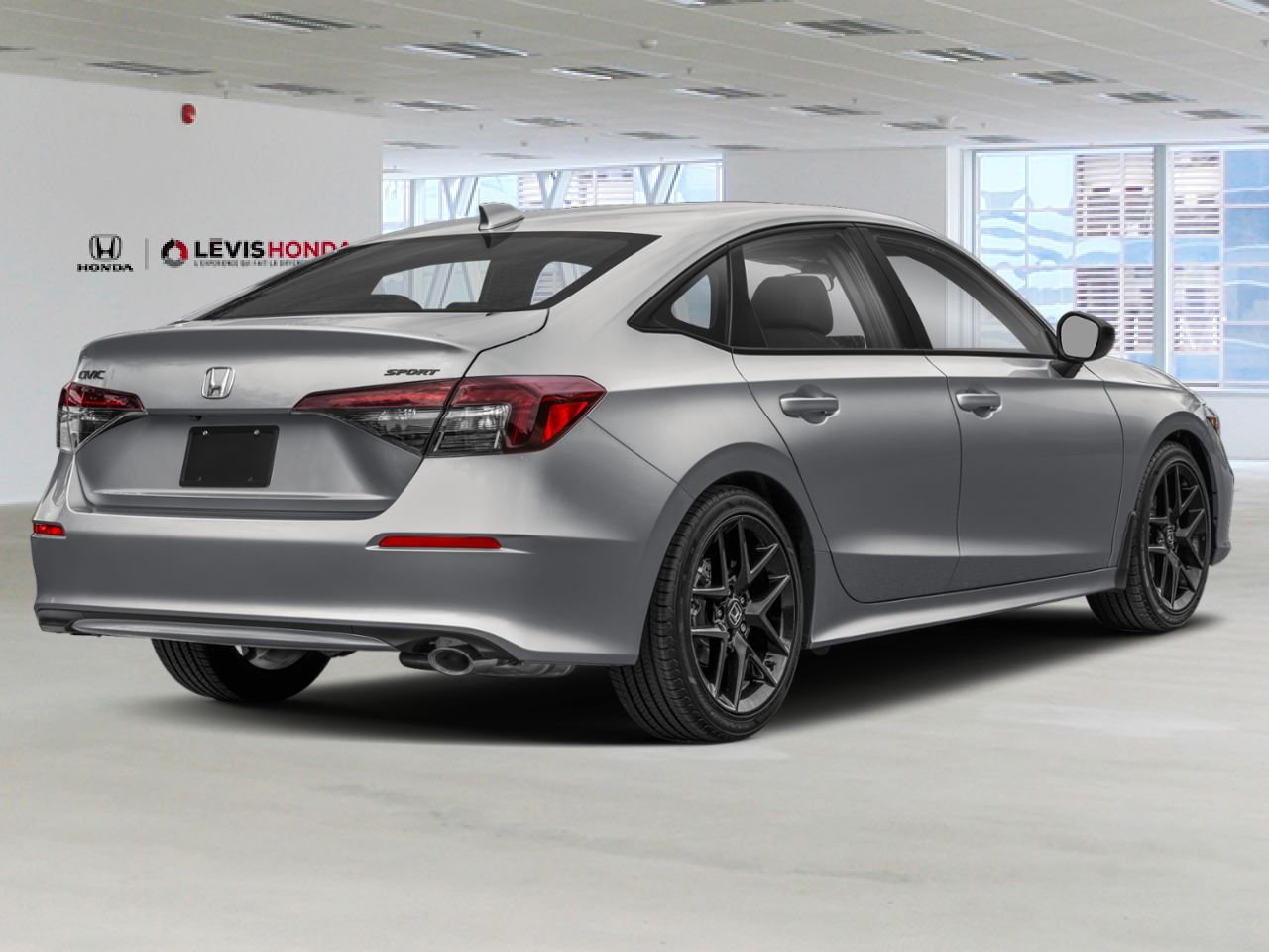 HONDA Civic Berline Sport CVT 2026 Argent reflet solaire métallisé Lévis - photo #1
