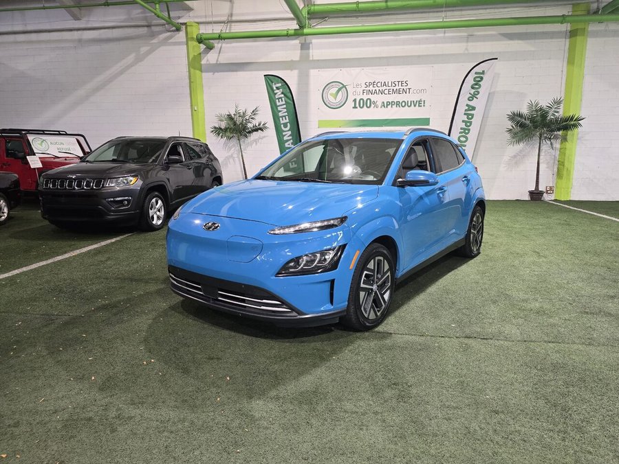 Hyundai Kona électrique Ultimate TA 2023 Bleu
