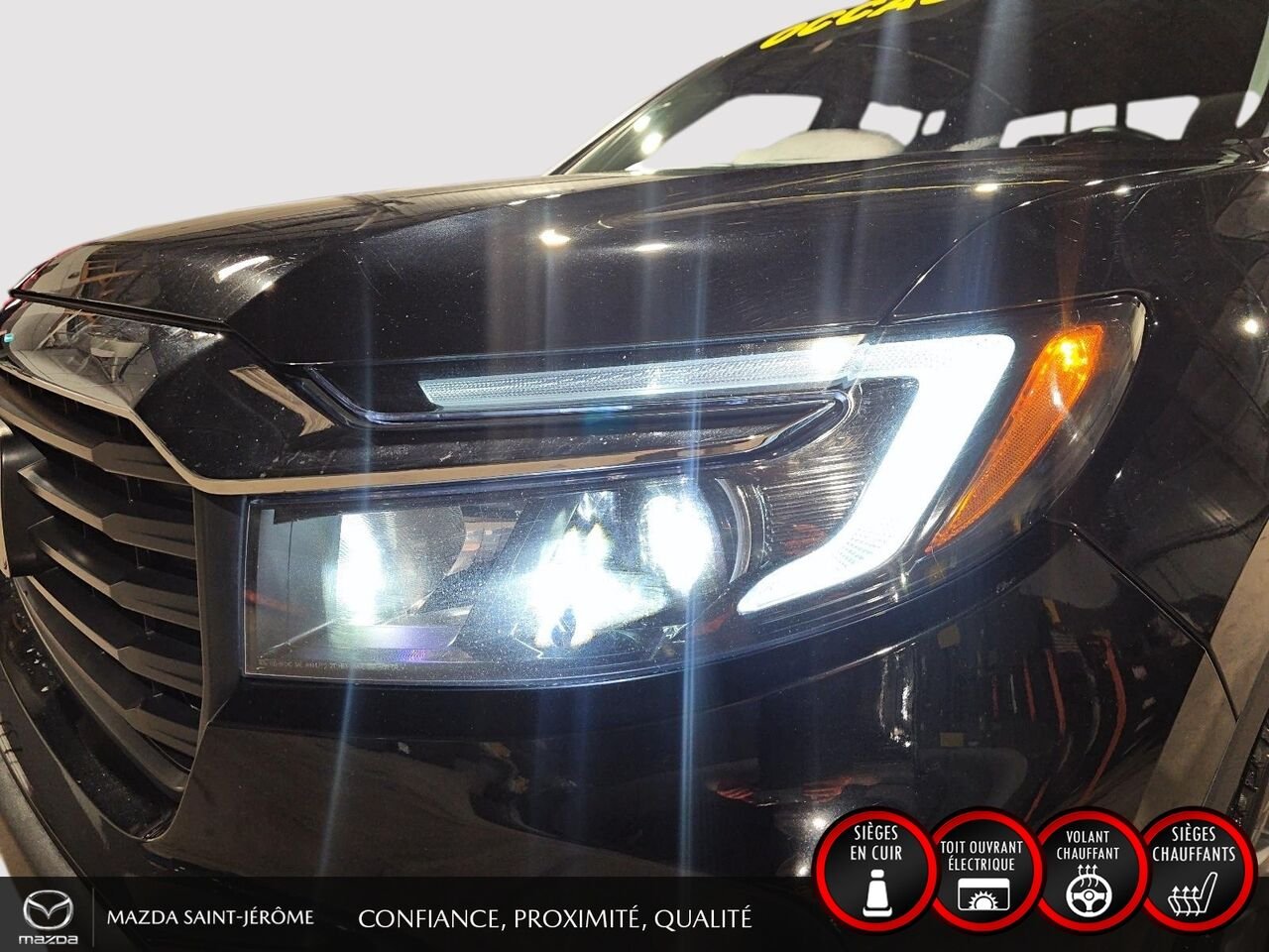 2022 Honda Ridgeline EX-L | 4X4 | TOIT OUVRANT | CUIR | VOLANT CHAUFFANT | DÉMARREUR À DISTANCE Black Saint-Jérôme - photo #1
