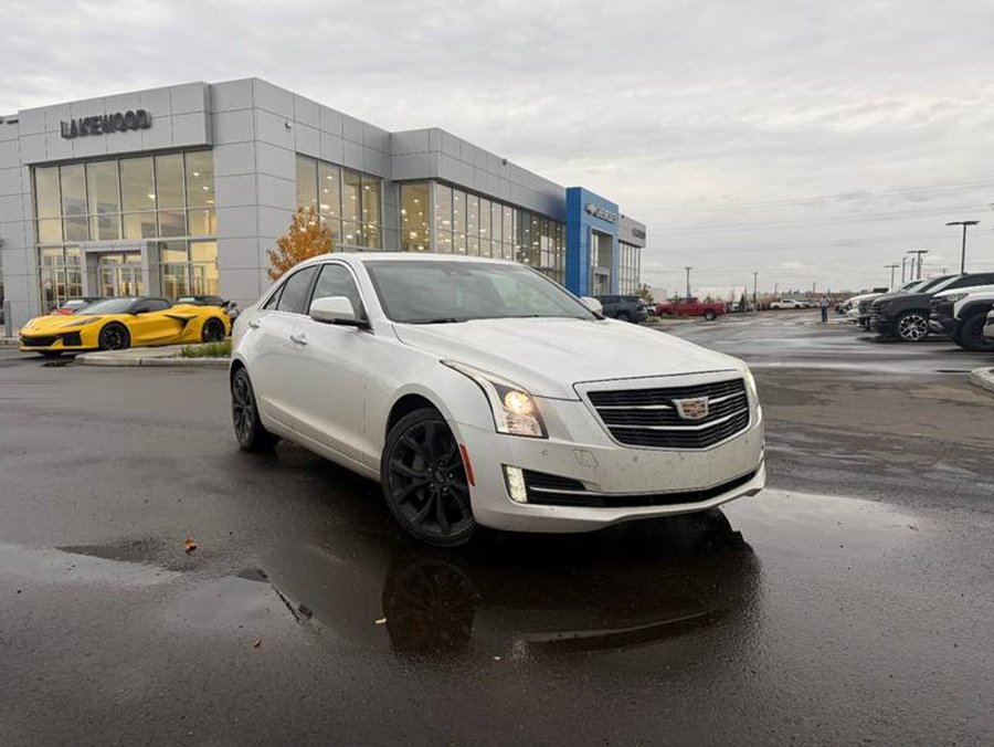 2015 Cadillac ATS Sedan Performance AWD 3.6L | Power Sunroof | Heated Leather Seats White