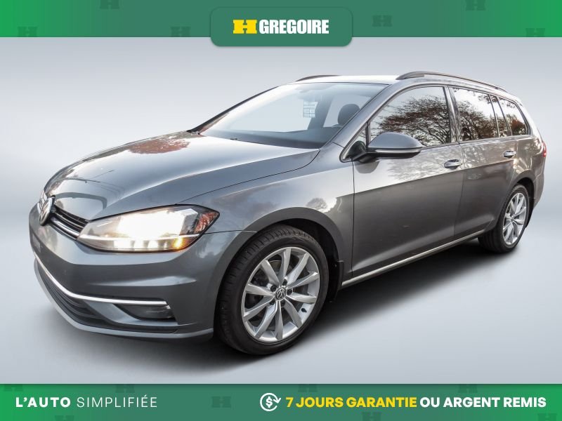2019 Volkswagen Golf Highline AUTO A/C CUIR TOIT MAGS CAM RECUL Grey