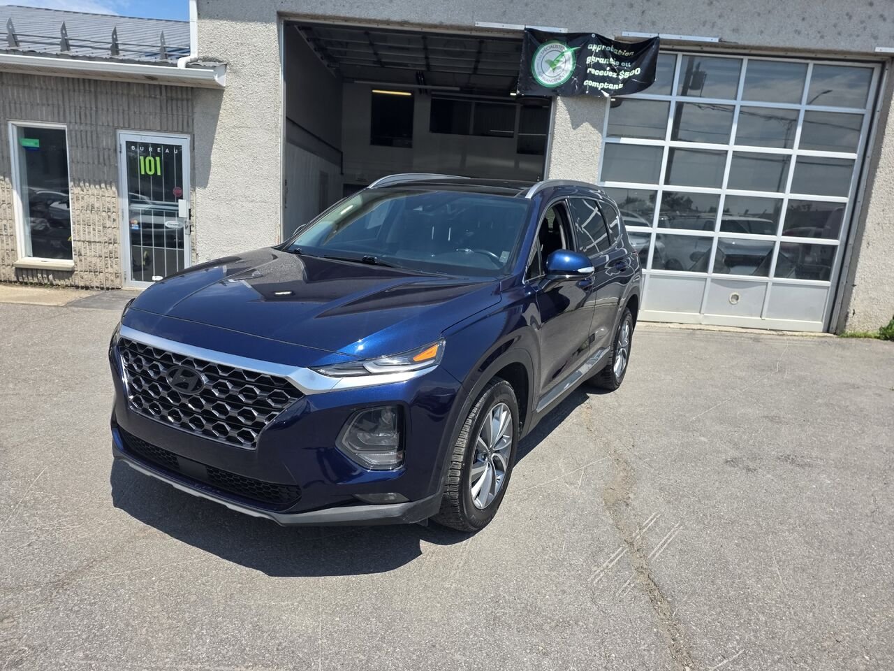 2020 Hyundai Santa Fe Blue  - photo #0