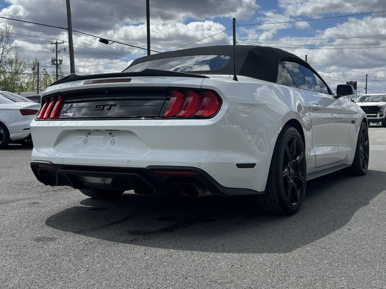 2018 Ford Mustang GT Convertible White Granby - photo #14