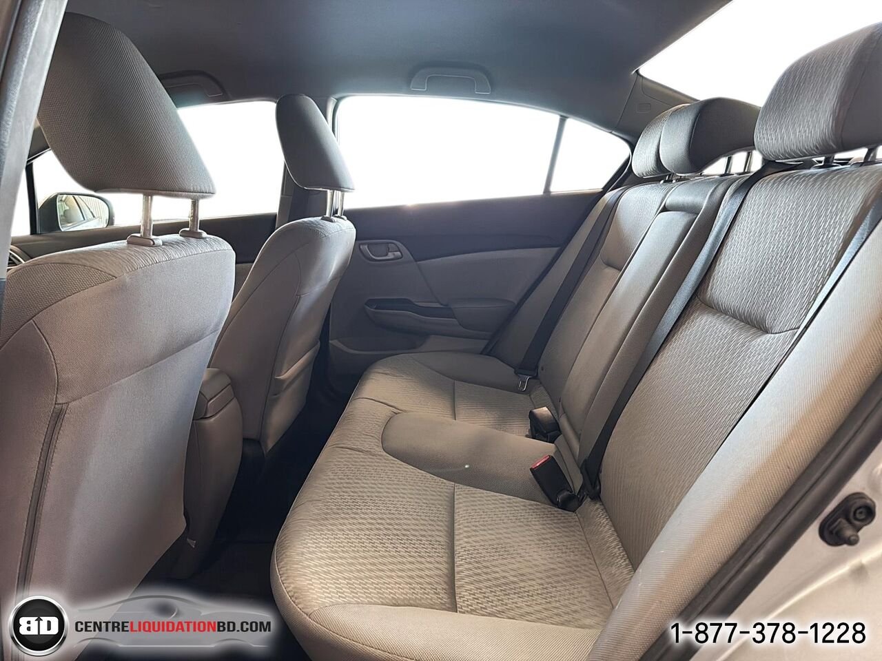 Honda Civic Sedan LX MANUELLE | BD0373 2015 Gris Granby - photo #13