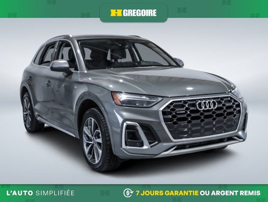 Audi Q5 Progressiv AWD AUTO AC CUIR TOIT NAV CAM RECULE BL 2023 Gris