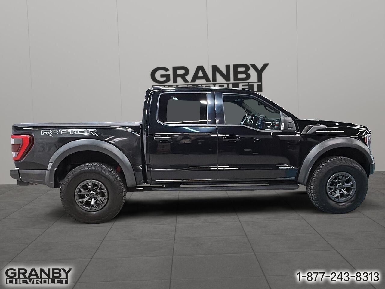 2021 Ford F-150 Raptor SuperCrew 4RM caisse de 5,5 pi | 26-0610A Black Granby - photo #3