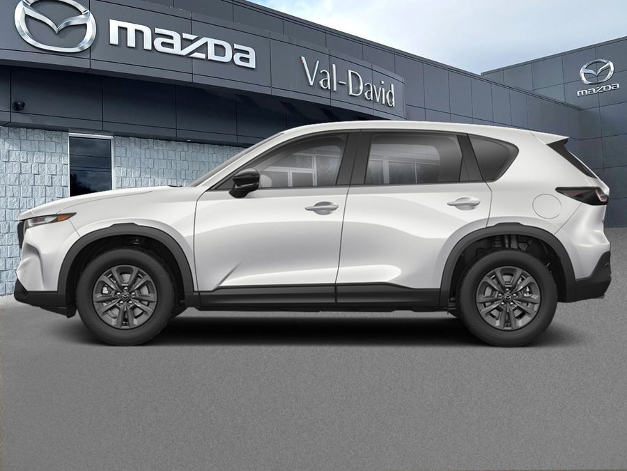 2026 Mazda CX-5 GX TI BA, commande audio au volant, bluetooth, Caméra de recul Rhodium White Metallic