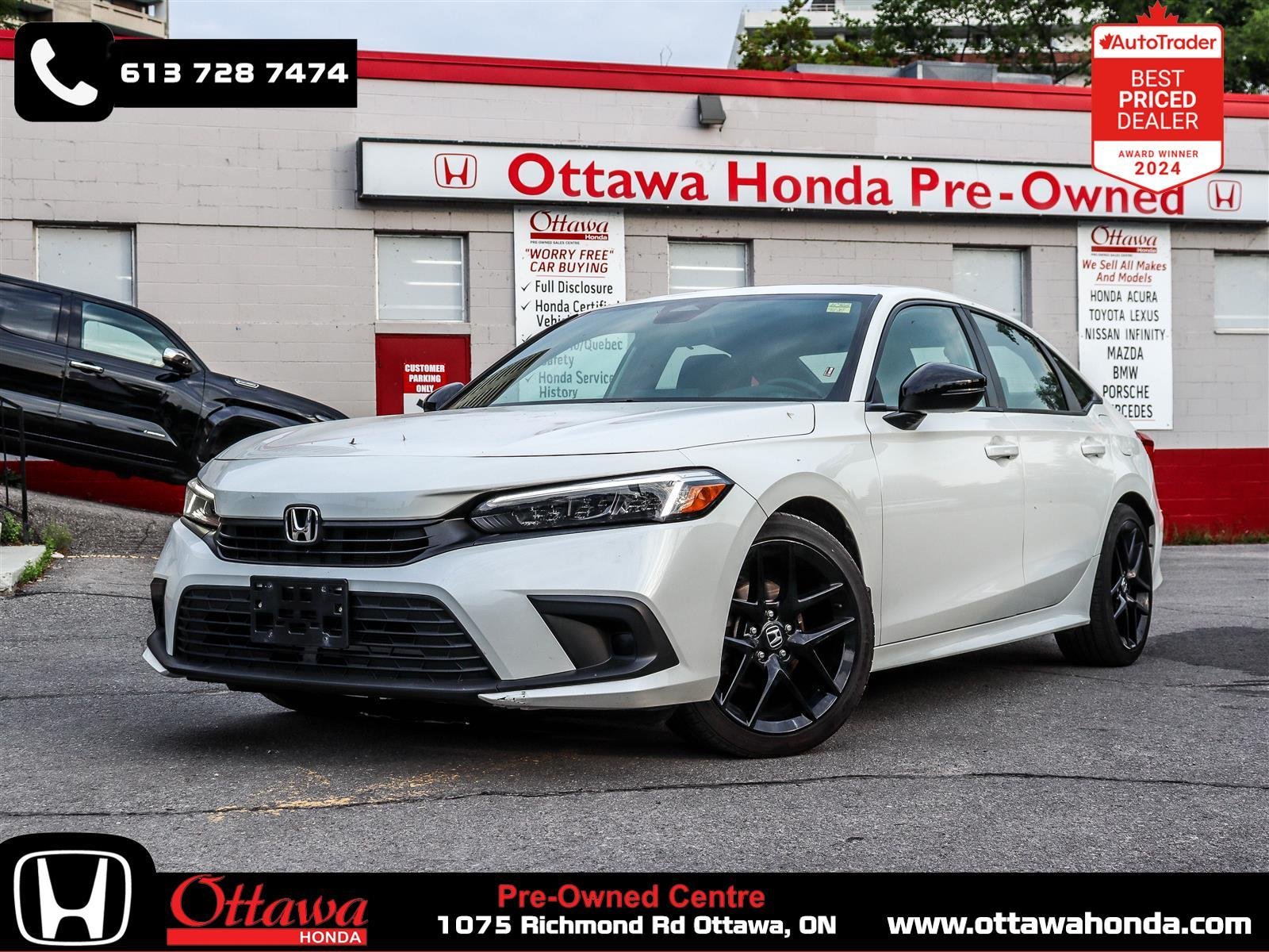 Honda Civic Berline Sport 2024 White Ottawa & Gatineau - photo #0